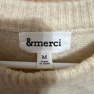 &merci Women's Cream Sweater